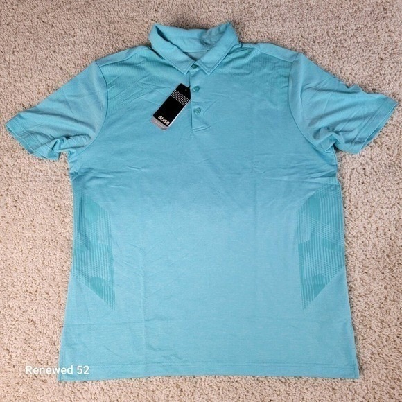 Slingo Other - Slingo Wear Men's XL Blue Polo Shirt UPF 40 Moisture Wicking NEW